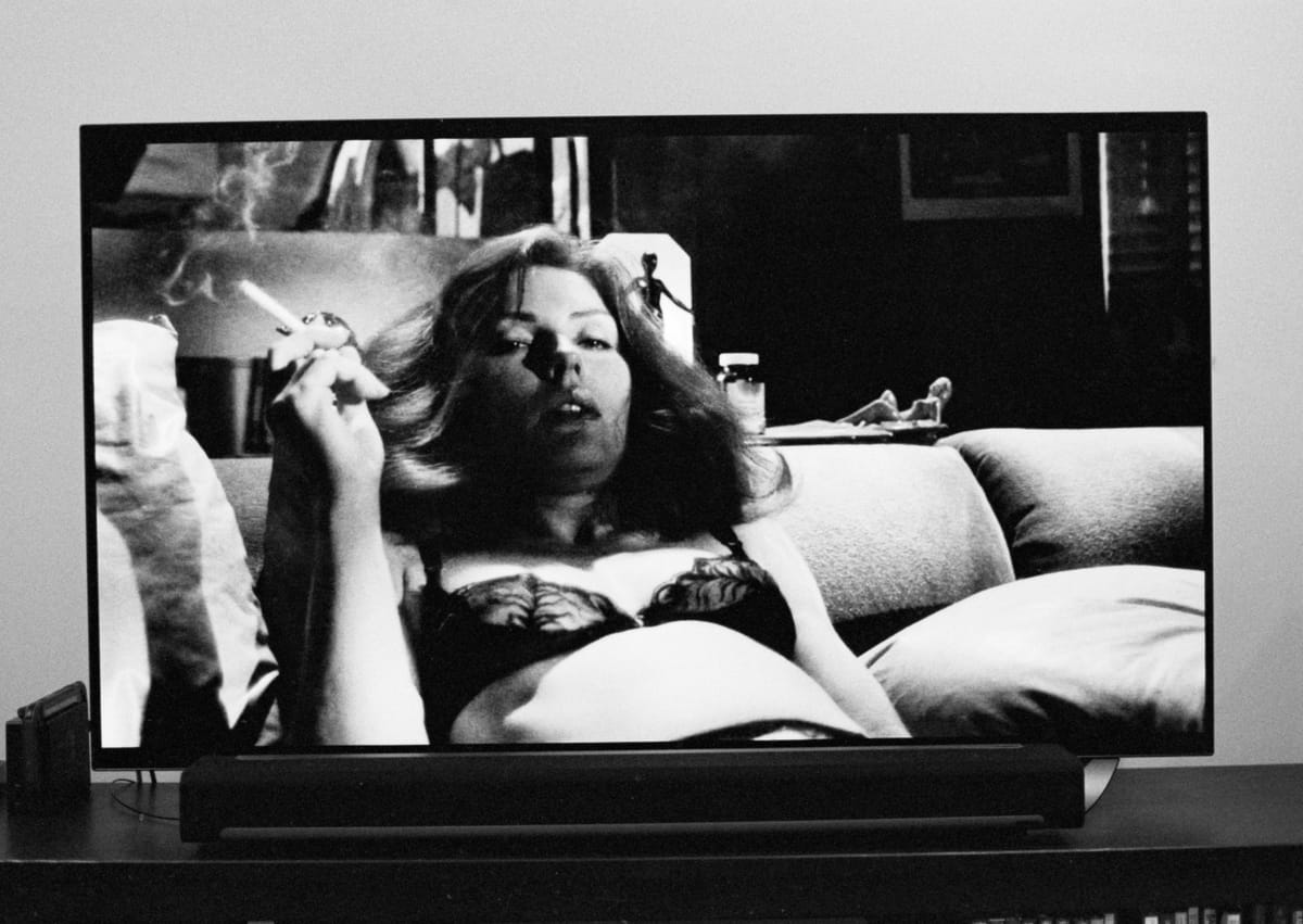 Debbie Harry at the end of a roll